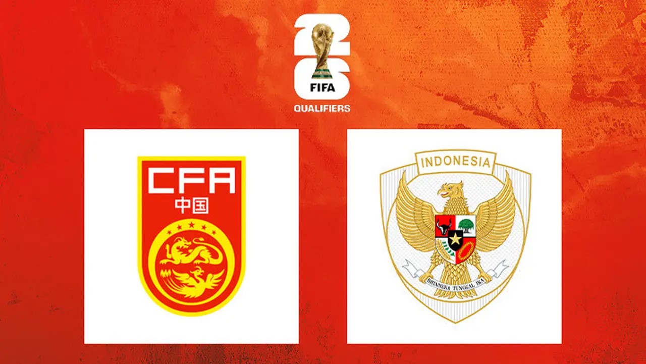 Kualifikasi Piala Dunia 2026 Zona Asia Grub C Indonesia vs China, Selasa (15/10). Foto: bola.com 5W1H