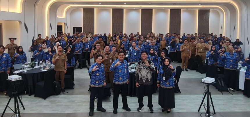 Dinas Komunikasi dan Informatika (Diskominfo) Kalimantan Selatan (Kalsel) melaksanakan Rapat Koordinasi penerapan Tanda Tangan Elektronik (TTE). Foto: MC Kalsel