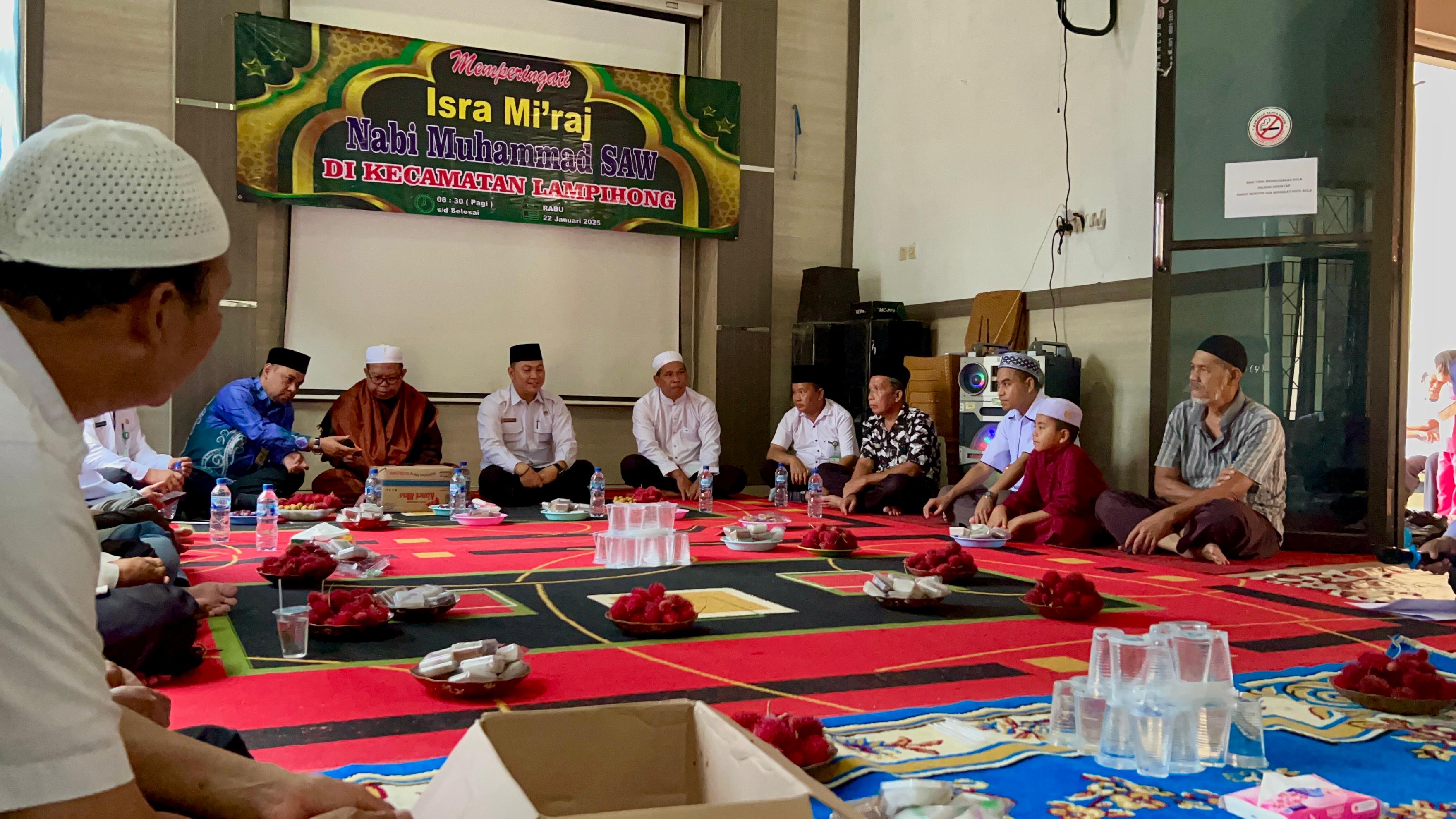 Kecamatan Lampihong Gelar Peringatan Isra Mi'raj