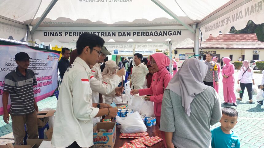 Disperindag dan Polres Balangan Gelar Pasar Murah
