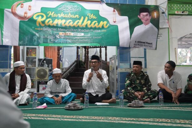 Wakil Bupati Balangan Sambangi Masjid Darul Ikhsan