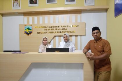 Kepala Desa Hilir Muara, Usman Pahero. Foto: Har/siberdbn.com