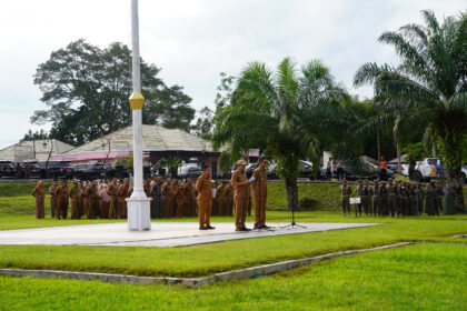 Bupati Balangan Pimpin Apel Gabungan