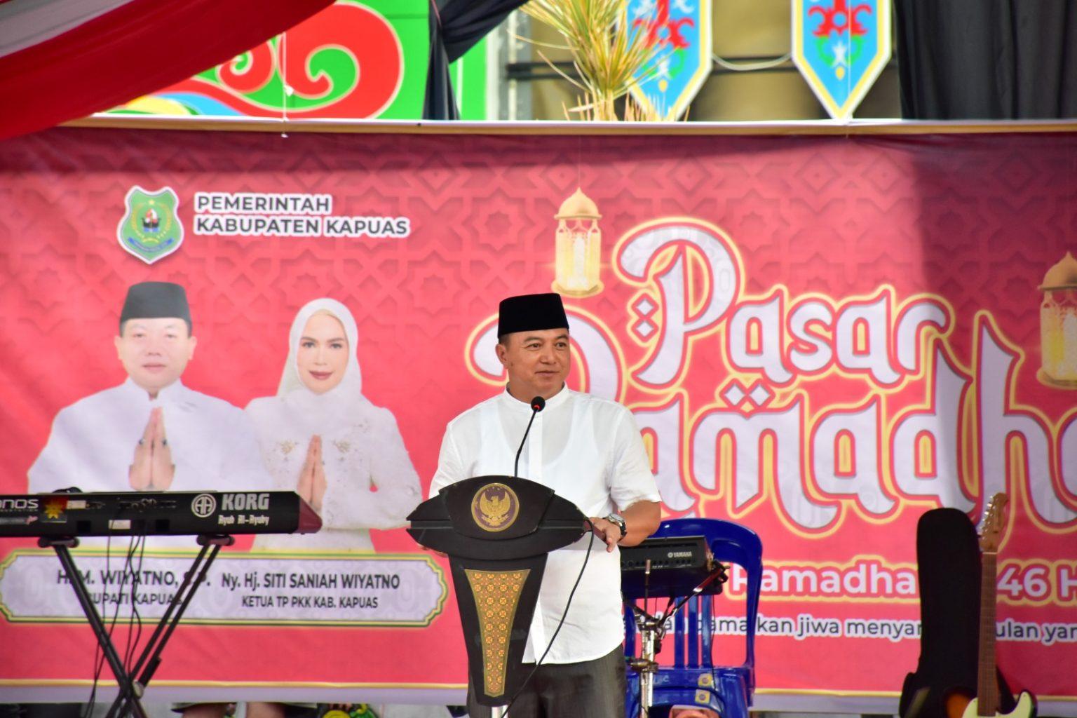Pasar Ramadan Kapuas Resmi Dibuka Sambut Bulan Suci 1446 Hijriyah