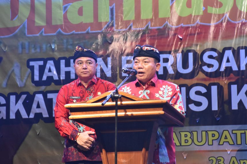 Bupati Kapuas Hadiri Dharma Santi Nyepi Tingkat Provinsi di Basarang