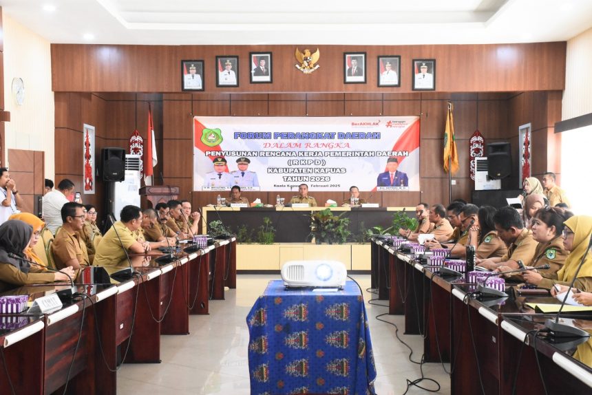 Pemkab Kapuas Fokus Penyusunan RKPD 2026 Lewat Forum Perangkat Daerah