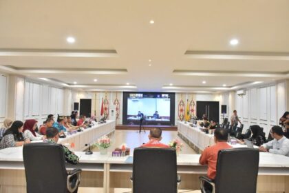 Pemkab Kapuas Ikuti Rakor Evaluasi Perencanaan dan Penganggaran Tahun 2025