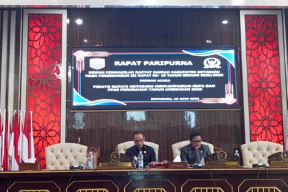 Wabup Kotabaru Sampaikan Rancangan Perubahan KUA-PPAS 2025 dalam Rapat Paripurna DPRD