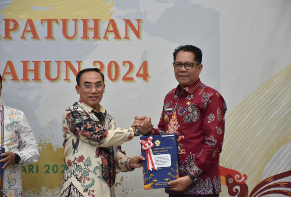 Pemkab Kapuas Terima LHP Semester II 2024 dari BPK RI Kalteng