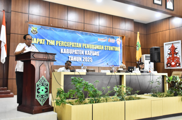 Pemkab Kapuas Matangkan Strategi Tekan Angka Stunting Lewat Rapat Koordinasi