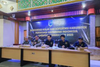 Konfercab PWI Tala, risma Terpilih jadi Ketua PWI Tala,