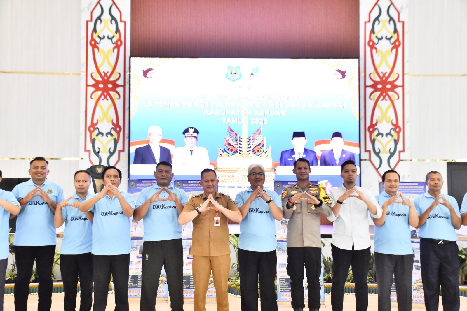 Pemkab Kapuas dan ANRI Resmikan Program LAPAK untuk Digitalisasi Arsip Keluarga