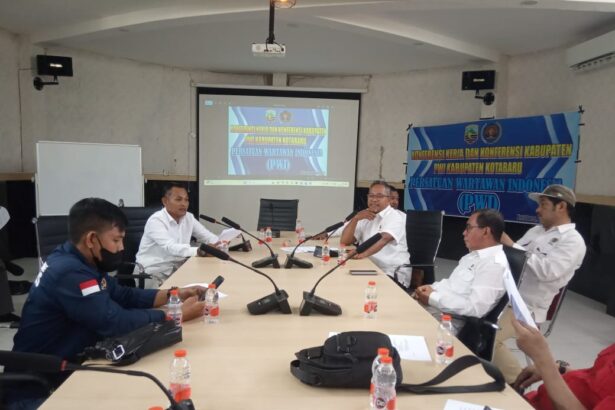 Ahmad Nurhasin Qomarudin Kembali Terpilih sebagai Ketua PWI Kotabaru 2025-2028