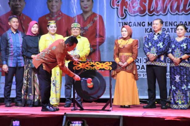 Festival Budaya Tingang Menteng Panunjung Tarung 2025 Resmi Dibuka Bupati Kapuas