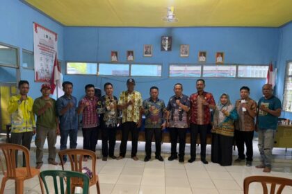 Bupati Kapuas Tinjau Proyek Irigasi di Desa Tamban Luar