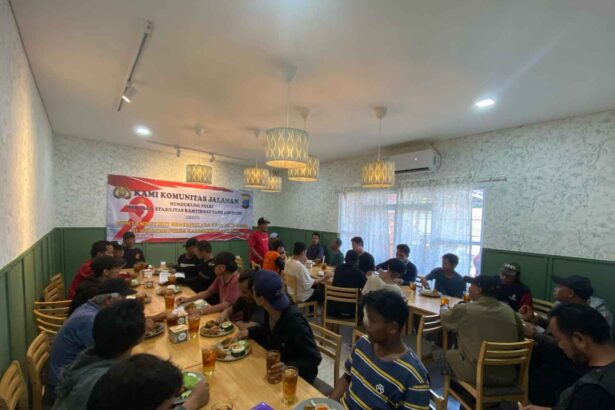 Polda Kalsel Ajak Komunitas Motor dan Jalanan Bakti Sosial di HUT Bhayangkara ke-79