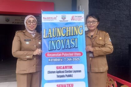 Camat Pulaulaut Utara Luncurkan Tiga Inovasi Layanan Publik Berbasis Digital