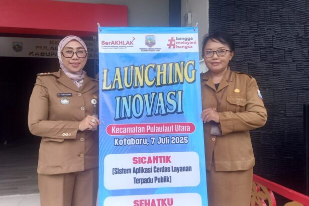 Camat Pulaulaut Utara Luncurkan Tiga Inovasi Layanan Publik Berbasis Digital