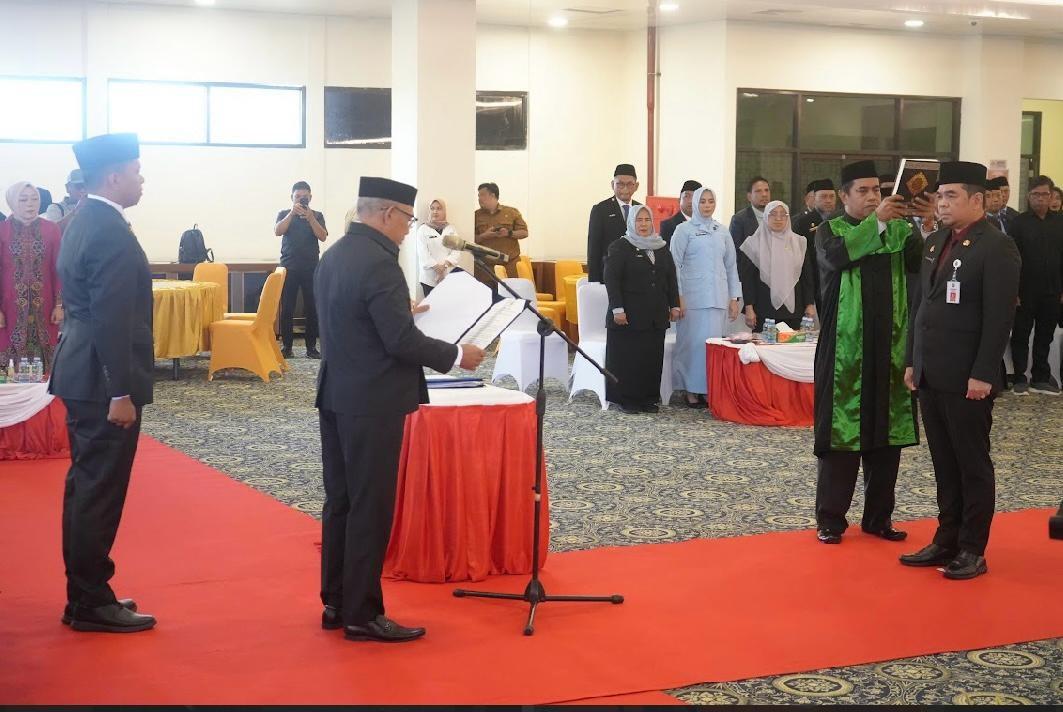 Eka Saprudin Dilantik sebagai Sekda Kotabaru