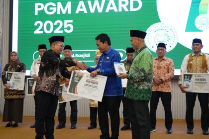 Bupati Balangan Terima PGM Award 2025, Apresiasi Dedikasi pada Pendidikan Madrasah. Foto: MC Balangan