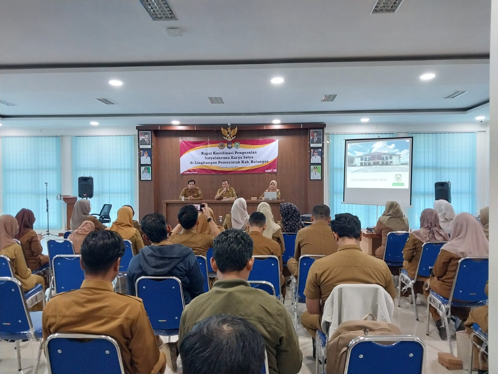 BKPSDM Balangan Gelar Rakor Pengusulan Satyalancana Karya Satya bagi ASN. Foto: MC Balangan