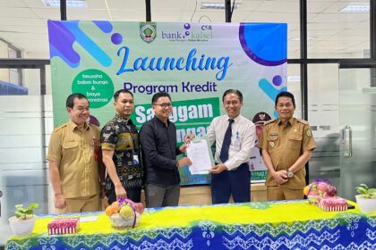 Pemkab Balangan Luncurkan Tahap III Program Sanggam Babungas, Kredit Bebas Bunga untuk UMKM. Foto: MC Balangan