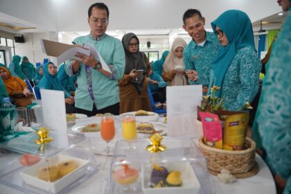 DKP3 Balangan Gelar Lomba Cipta Menu B2SA, Dorong Konsumsi Pangan Lokal Sehat. Foto: MC Balangan