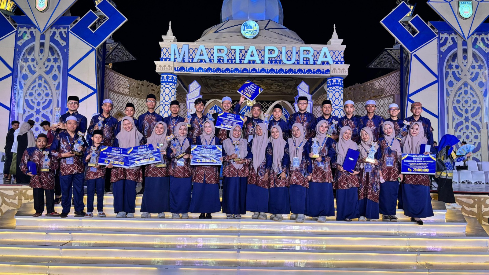Balangan Masuk Lima Besar MTQ Nasional XXXVI Tingkat Kalsel 2025. Foto: MC Balangan