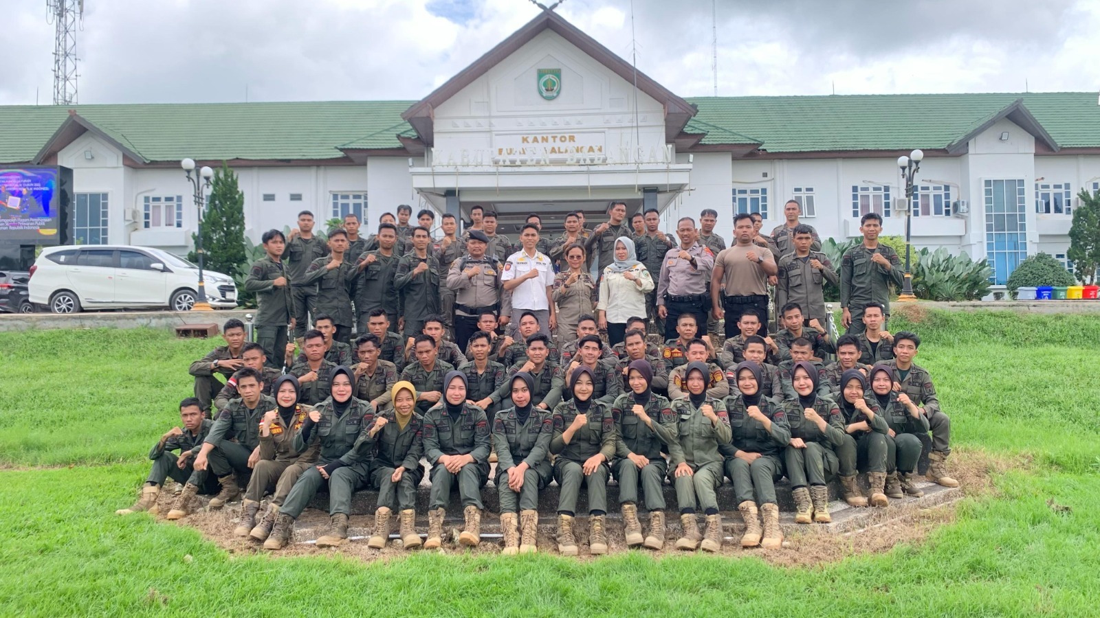 Tingkatkan Kedisiplinan, Satpol PP Balangan Terapkan Inovasi Sisbinsik. Foto : MC Balangan