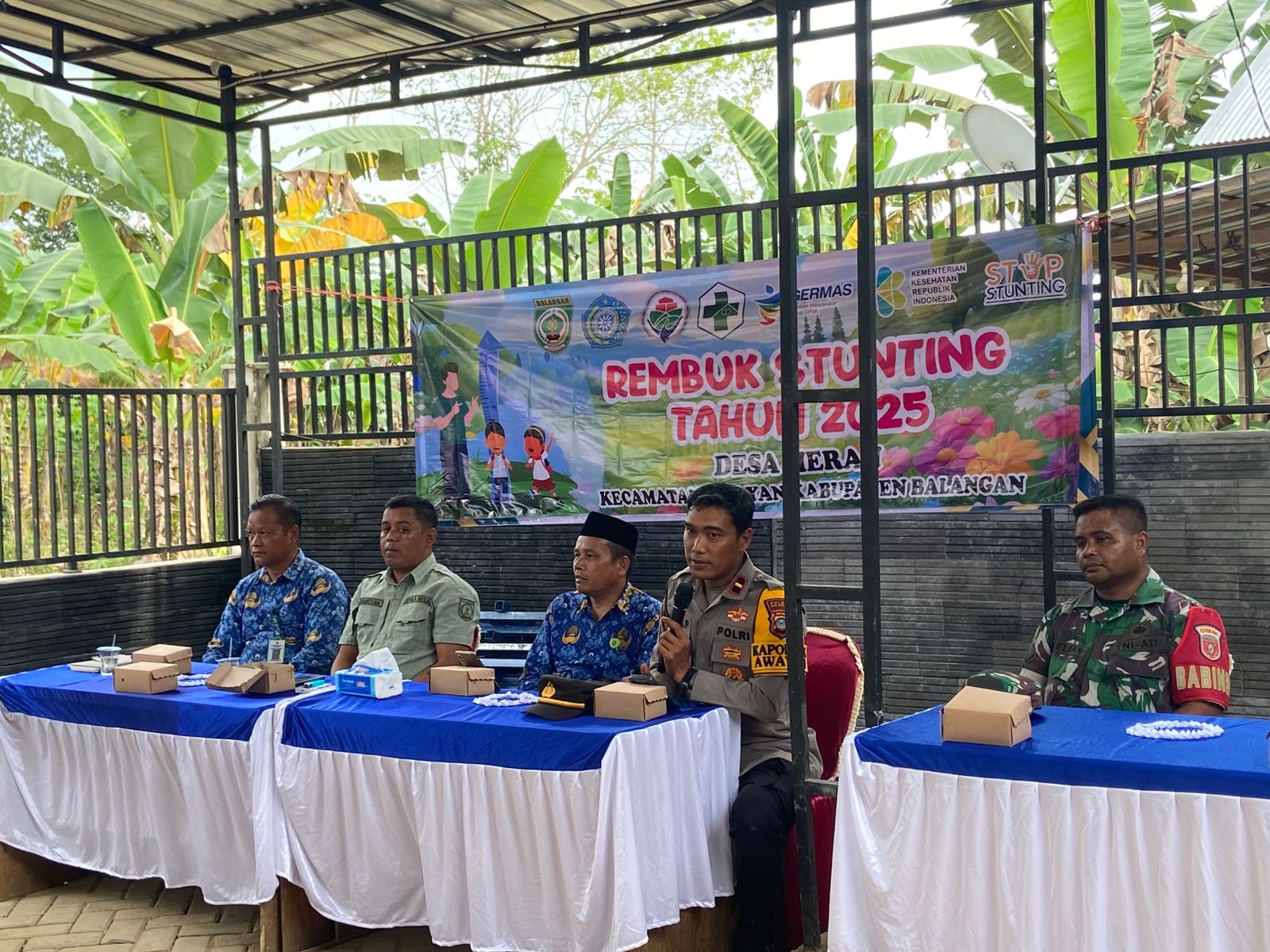 Desa Merah Gelar Rembuk Stunting. Foto : MC Balangan