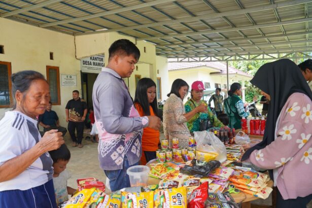 Disperindag Balangan Gelar Pasar Murah di Mamigang untuk Kendalikan Inflasi. Foto: Pemkab Balangan