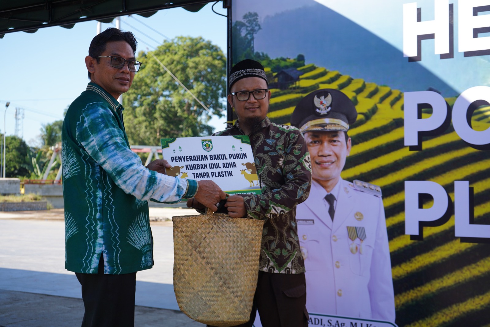 Peringati Hari Lingkungan Hidup Sedunia, Pemkab Balangan Gaungkan Aksi Stop Sampah Plastik. Foto: MC Balangan