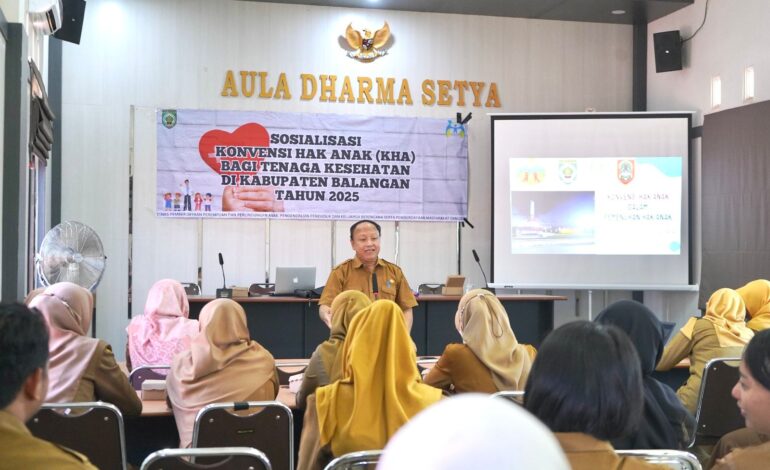 DP3A P2KB PMD Balangan Menggelar Sosialisasi Konvensi Hak Anak