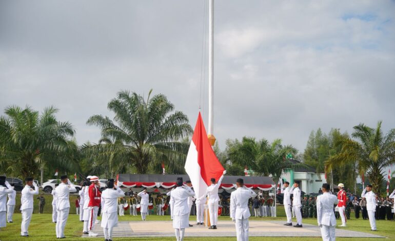 Detik-detik Proklamasi ke-80 Bupati Bertindak Sebagai Inspektur Upacara