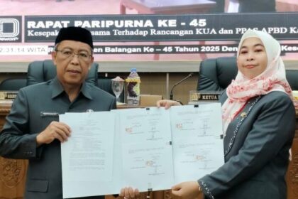 Pemkab dan DPRD Balangan Sepakati KUA-PPAS APBD 2026