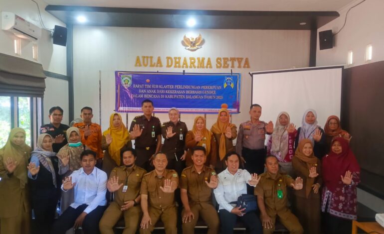 DPPPA Balangan Membentuk Sub Kluster Pencegahan dan Penanganan Kekerasan Berbasis Gender