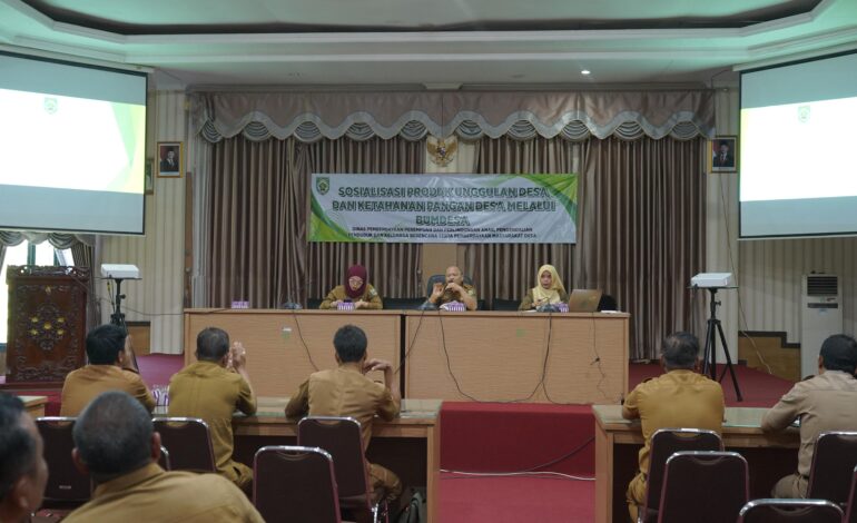 Pemab Balangan Gelar Sosialisasi Ketahanan Pangan Desa Melalui BUMDesa