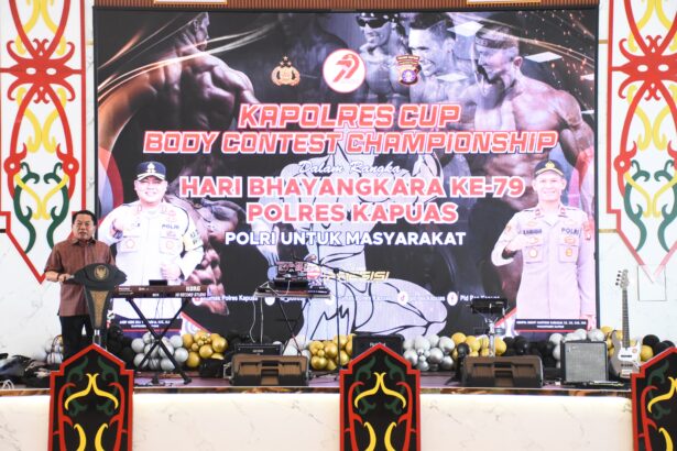 Bupati Wiyatno Buka Kapolres Cup Body Contest Championship