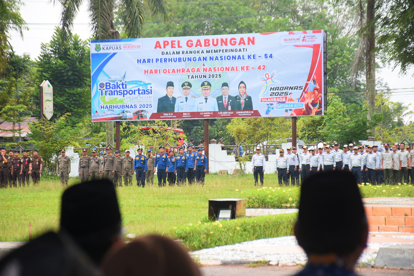 Pemkab Kapuas Gelar Apel Gabungan Peringati Harhubnas dan Haornas 2025