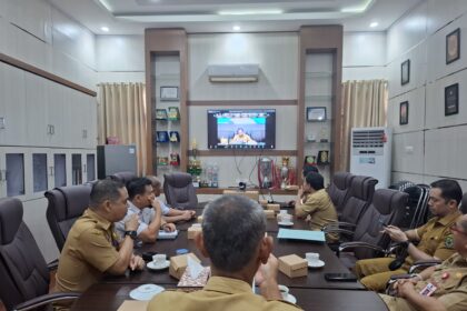 Pemkab Kapuas Ikuti Rakor Nasional Pengendalian Inflasi dan Program Tiga Juta Rumah