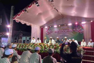 Warga Tampang Peringati HUT ke-80 RI dengan Berselawat Bersama