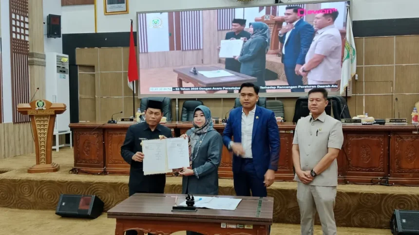 DPRD dan Pemerintah Balangan Sahkan Ranperda APBD 2026