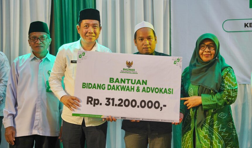 Baznas Balangan Salurkan Bantuan Kesehatan, Pendidikan, dan UMKM