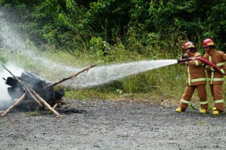 BPBD Balangan dan CSR Balangan Coal Tingkatkan Kapasitas Relawan Lewat Pelatihan Penanganan Bencana dan Kebakaran